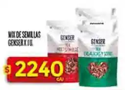 Supermercados DIA Genser mix de semillas oferta