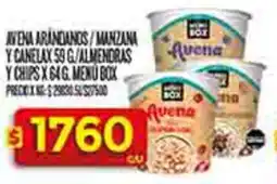 Supermercados DIA Menu Box avena oferta