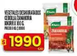 Supermercados DIA Knorr vegetales deshidratados oferta