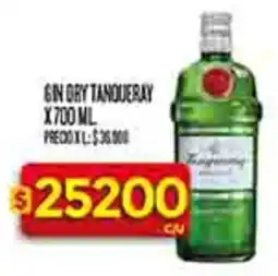 Supermercados DIA Tanqueray gin dry oferta