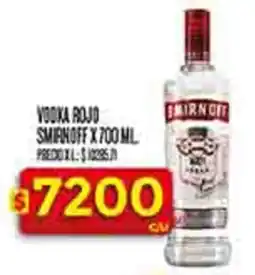 Supermercados DIA Smirnoff vodka rojo oferta
