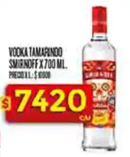 Supermercados DIA Smirnoff vodka tamarindo oferta