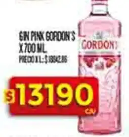 Supermercados DIA Gordon's gin pink oferta