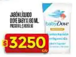 Supermercados DIA Dove Baby jabón líquido oferta