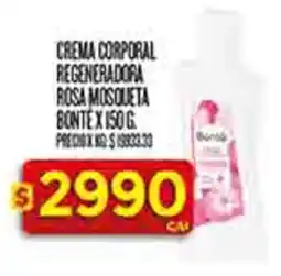 Supermercados DIA Bonté crema corporal oferta