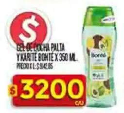 Supermercados DIA Bonté gel of ducha palta oferta