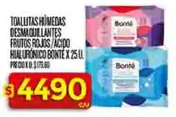 Supermercados DIA Bonté toallitas humedas oferta