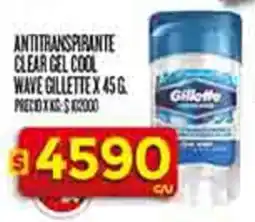 Supermercados DIA Gilette antiperspirante clear gel oferta