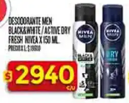 Supermercados DIA Nivea Men desodorante oferta