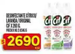 Supermercados DIA Cif desinfectante oferta