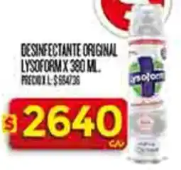Supermercados DIA Lysoform desinfectante original oferta