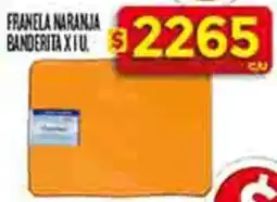 Supermercados DIA Franela naranja banderita oferta