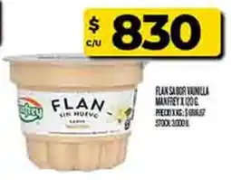 Supermercados DIA Manfrey flan oferta