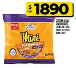 Supermercados DIA Mini queso en hebras oferta