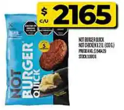 Supermercados DIA Not Burger Quick oferta