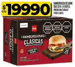 Supermercados DIA Dia hamburguesa de carne oferta