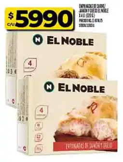 Supermercados DIA El Noble empanadas de carne oferta
