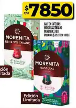 Supermercados DIA Morenita cafe en capsulas oferta