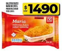 Supermercados DIA Maria Galletitas dulces oferta