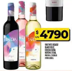 Supermercados DIA Tardia vino tinto oferta