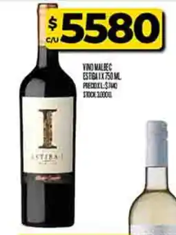 Supermercados DIA Estega I vino malbec oferta
