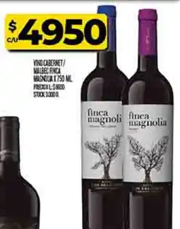Supermercados DIA Finca Magnolia vino oferta
