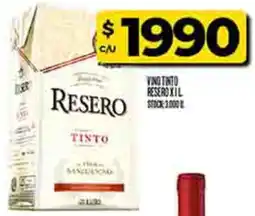 Supermercados DIA Resero vino tinto oferta
