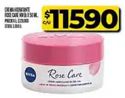 Supermercados DIA Nivea crema hidratante rose care oferta