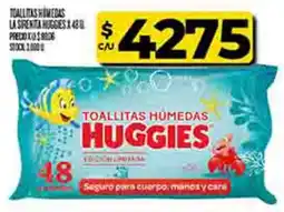 Supermercados DIA Huggies toallitas humedas oferta