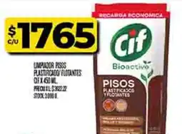 Supermercados DIA Cif limpiador pisos oferta