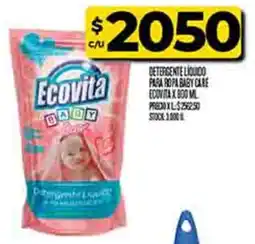Supermercados DIA Ecovita Baby detergente liquido para ropa oferta