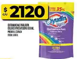 Supermercados DIA Ayudin quitamanchas para ropa oferta