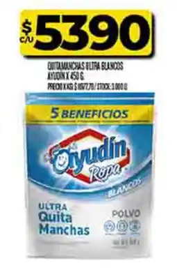 Supermercados DIA Ayudin quitamanchas ultra oferta