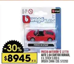 Coto Auto 1:64 surtido burago oferta