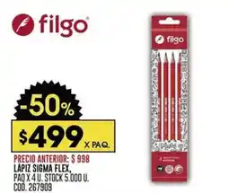 Coto Filgo lápiz sigma flex oferta