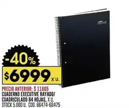 Coto Cuaderno executive rayado/ cuadriculado oferta