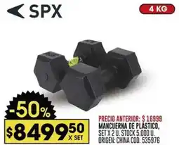 Coto SPX mancuerna de plástico oferta