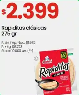 Changomas Rapiditas clásicas oferta