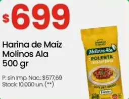 Changomas Molino Ala harina de maiz oferta