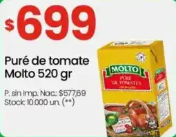 Changomas Molto puré de tomate oferta