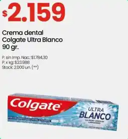 Changomas Colgate Ultra blanco oferta