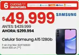Changomas Samsung A15 128 GB oferta