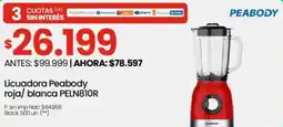 Changomas Peabody licuadora oferta