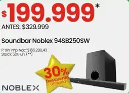 Changomas Noblex soundbar oferta