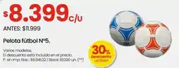 Changomas Pelota fútbol Nº5 oferta