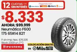 Changomas Neumático F600 175 65R14 82T oferta