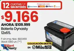 Changomas Batería Dynasty 12x65 oferta