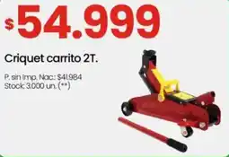 Changomas Criquet carrito 2T oferta