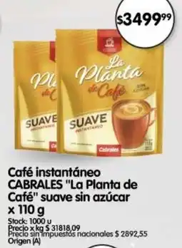 Supermercados Buenos Días La Planta de Café oferta