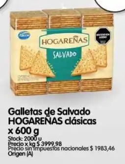 Supermercados Buenos Días Hogarenas galletas de salvado oferta